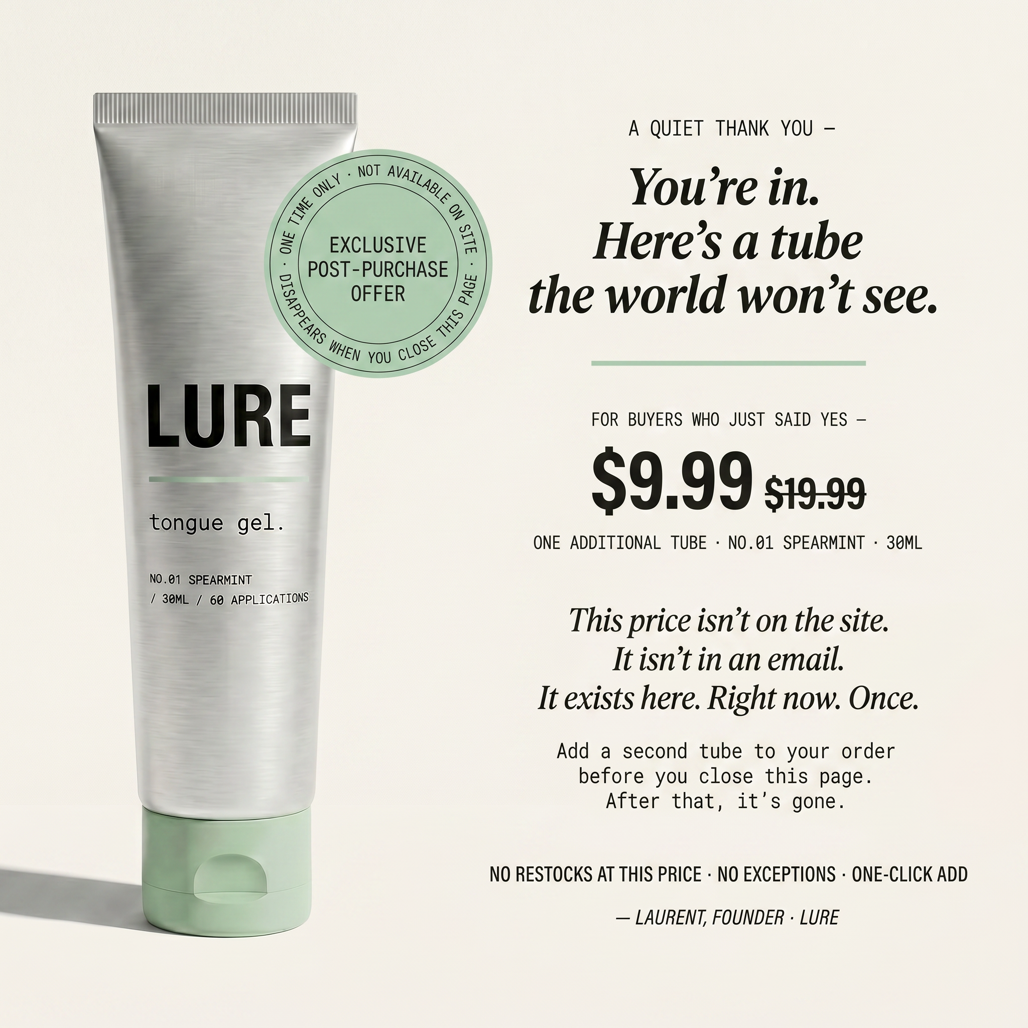 LURE Tongue Gel (EXCLUSIVE OFFER)